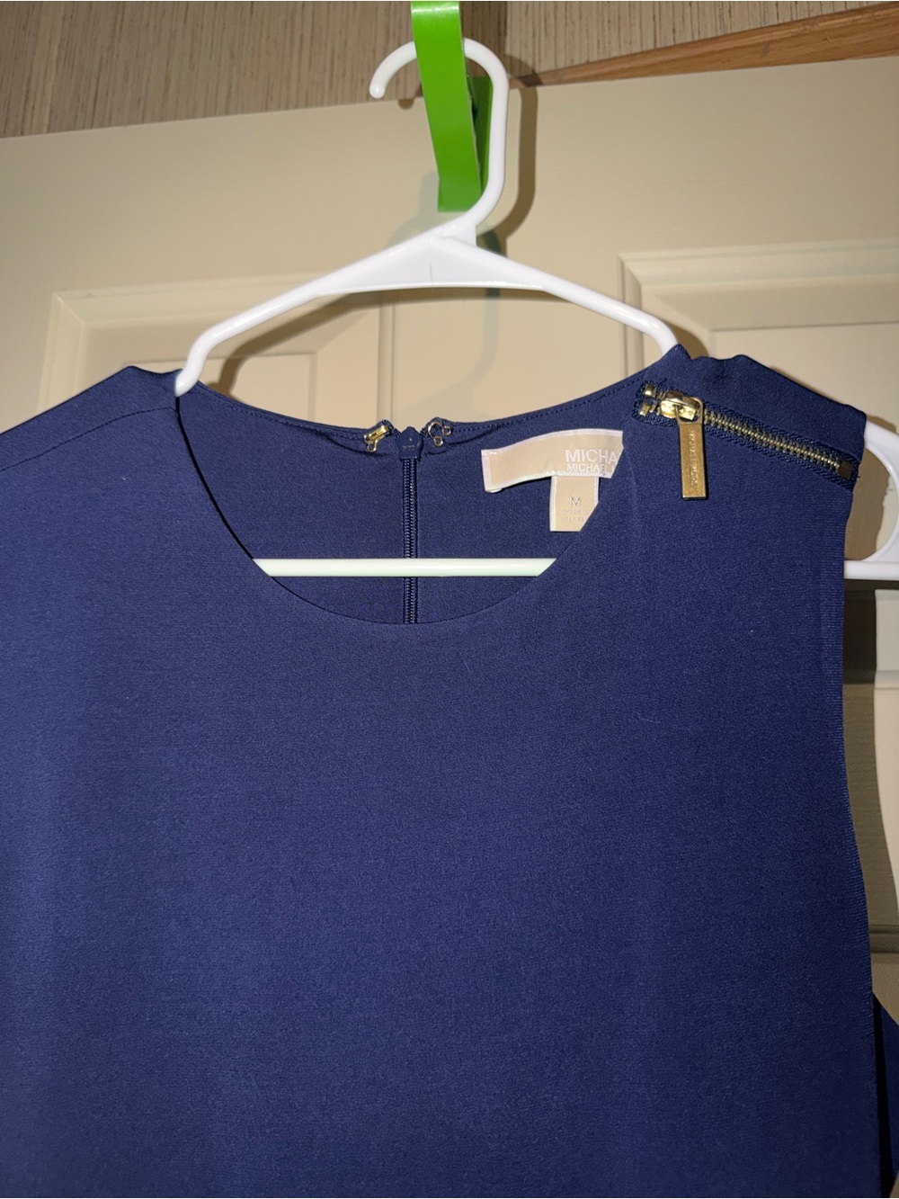 Michael kors Sleeveless Navy Blue jumpsuit with Waist Tie - Picture 2 of 6